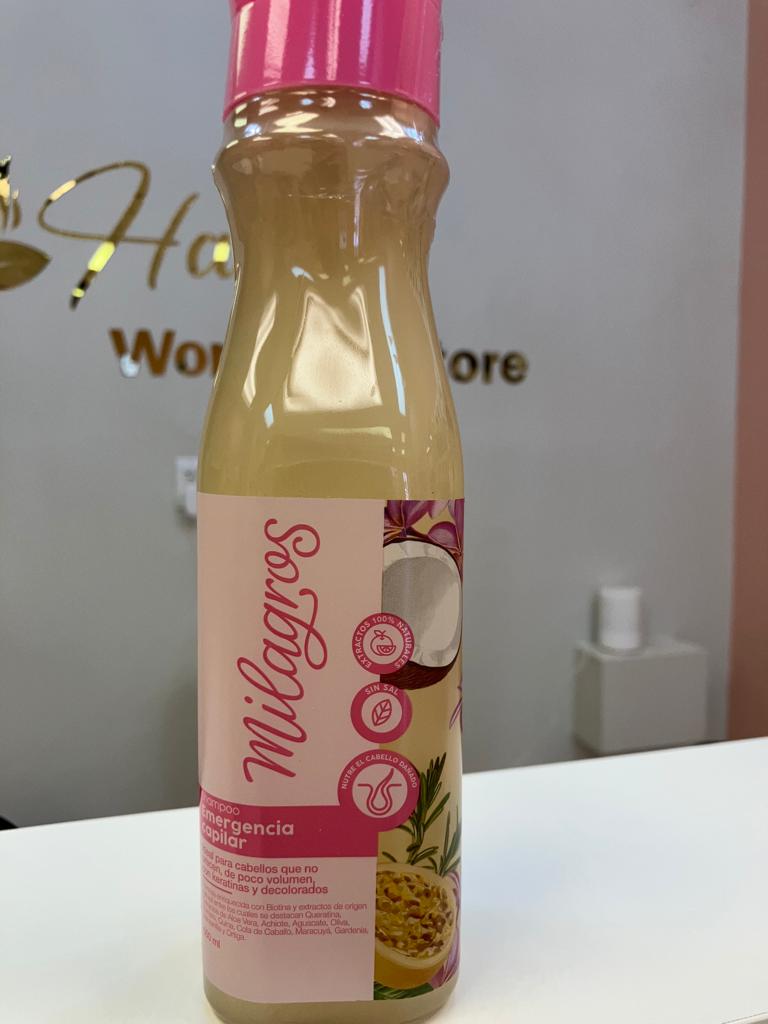 MILAGROS SHAMPOO EMERGENCIA CAPILAR AGUACATE
